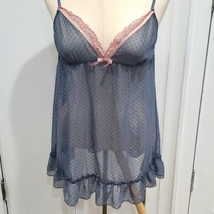 GAP Slip wear grey and Pink Mini Dress Size M